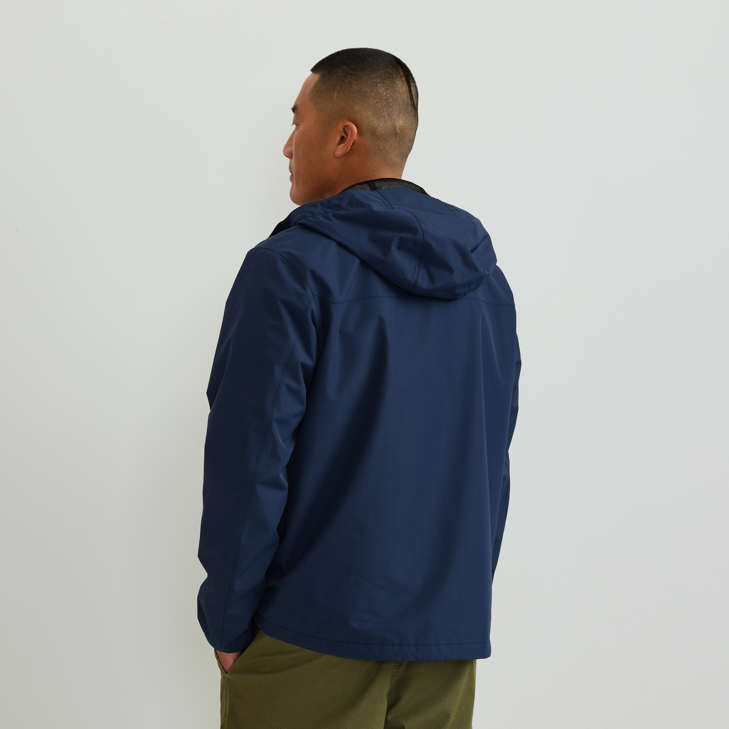 Men's Rain Trek Waterproof Packable Rain Jacket