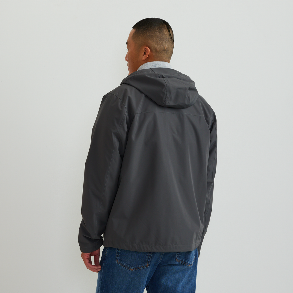 Men's Rain Trek Waterproof Packable Rain Jacket
