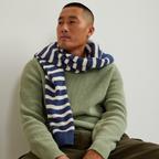 Men's Signature Roll Neck Sweater - Stripe