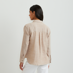Women's Cotton Slub Long-Sleeve Shirt