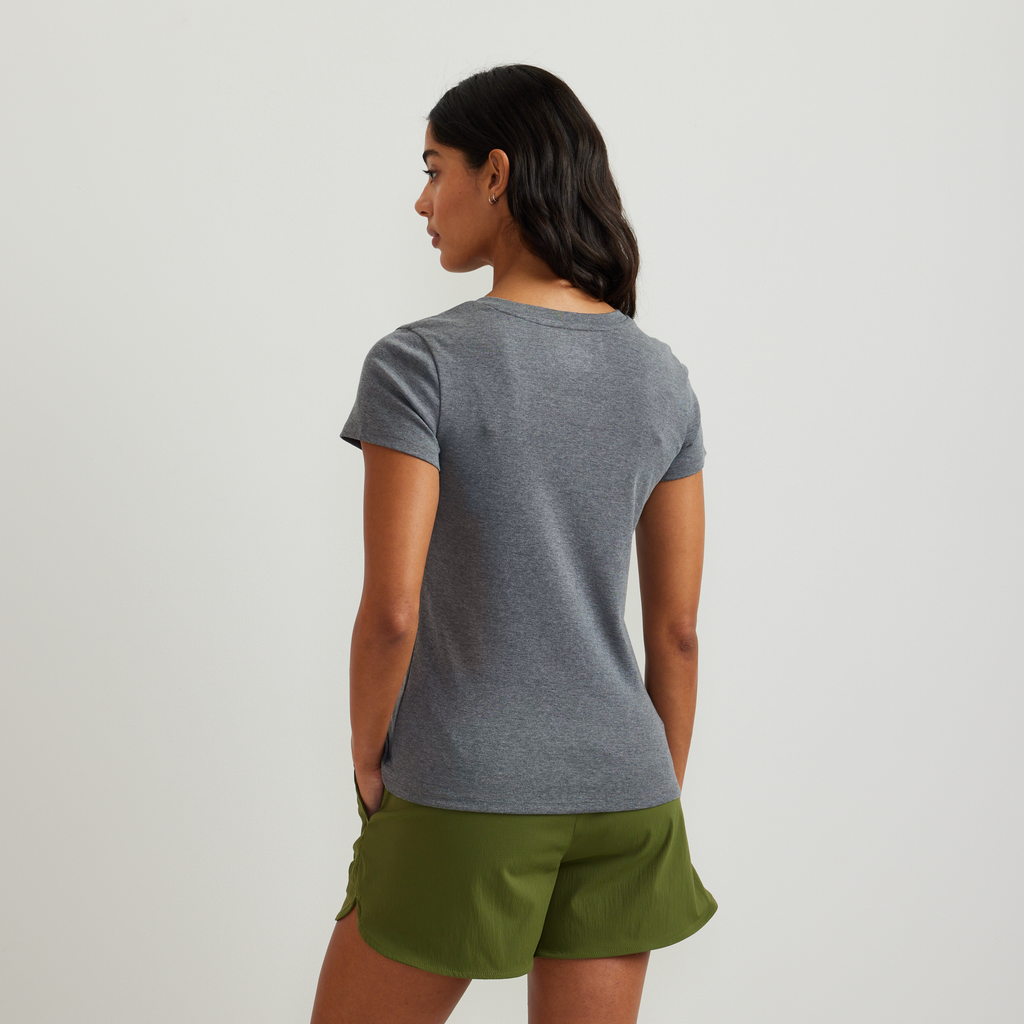 Women's Everyday Short-Sleeve V-Neck T-Shirt
