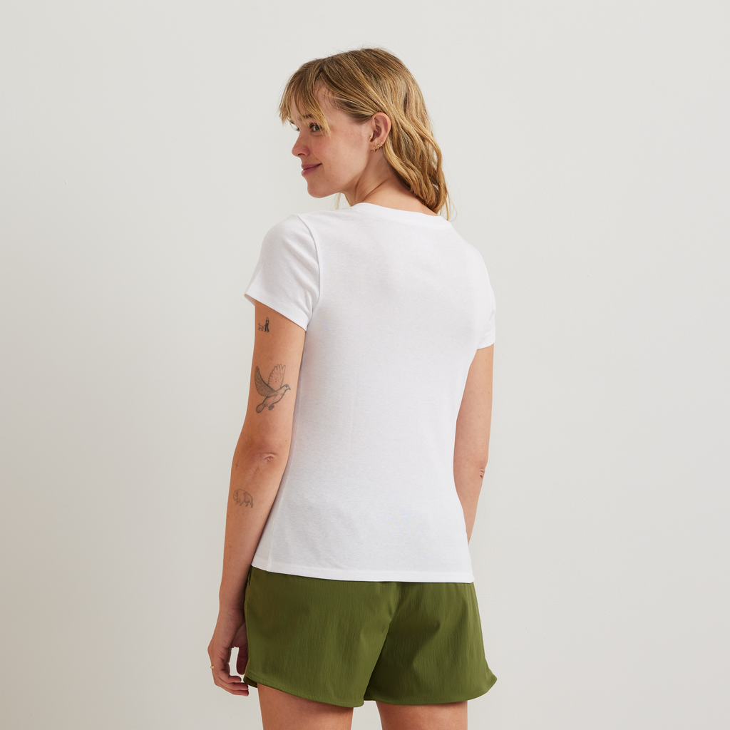 Women's Everyday Short-Sleeve V-Neck T-Shirt
