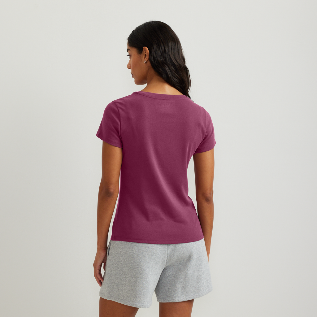 Women's Everyday Short-Sleeve V-Neck T-Shirt