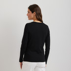 Women's Everyday Long-Sleeve V-Neck T-Shirt