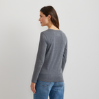 Women's Everyday Long-Sleeve V-Neck T-Shirt