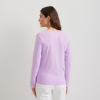 Women's Everyday Long-Sleeve V-Neck T-Shirt