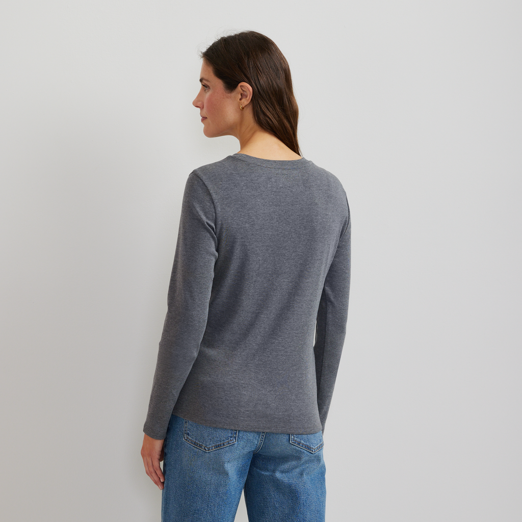 Women's Everyday Long-Sleeve Crewneck T-Shirt
