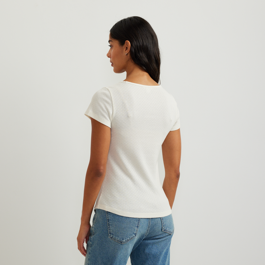 Women's Pointelle Dobby Shirt