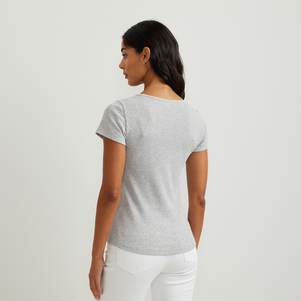 Women's Pointelle Dobby Shirt