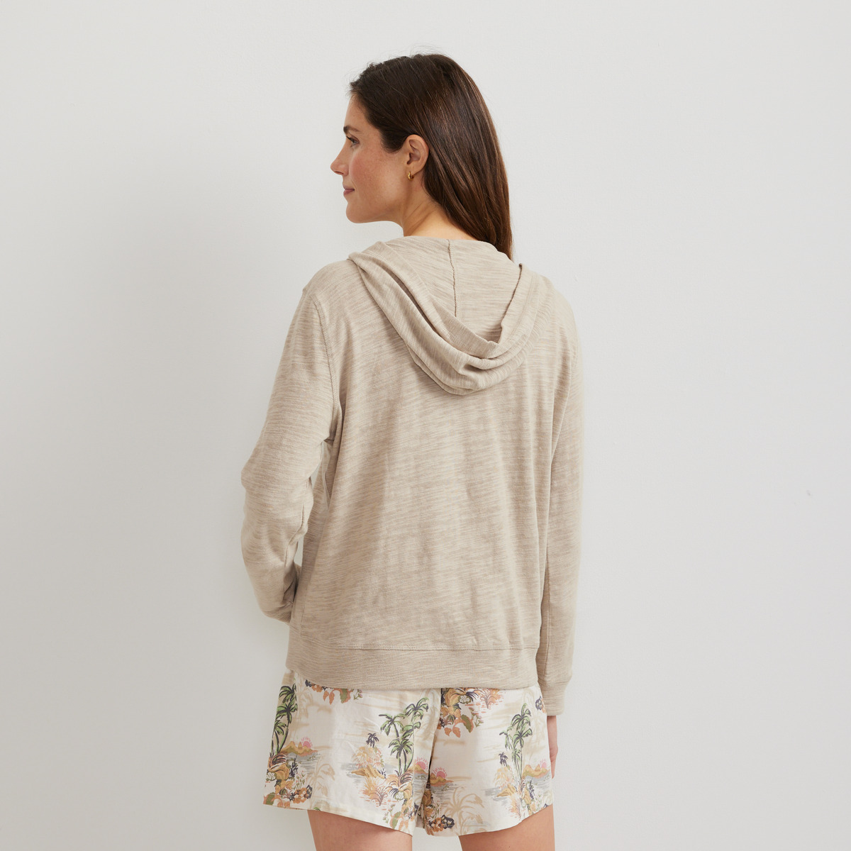 Women's Waverly Cotton Slub Full-Zip Sweatshirt
