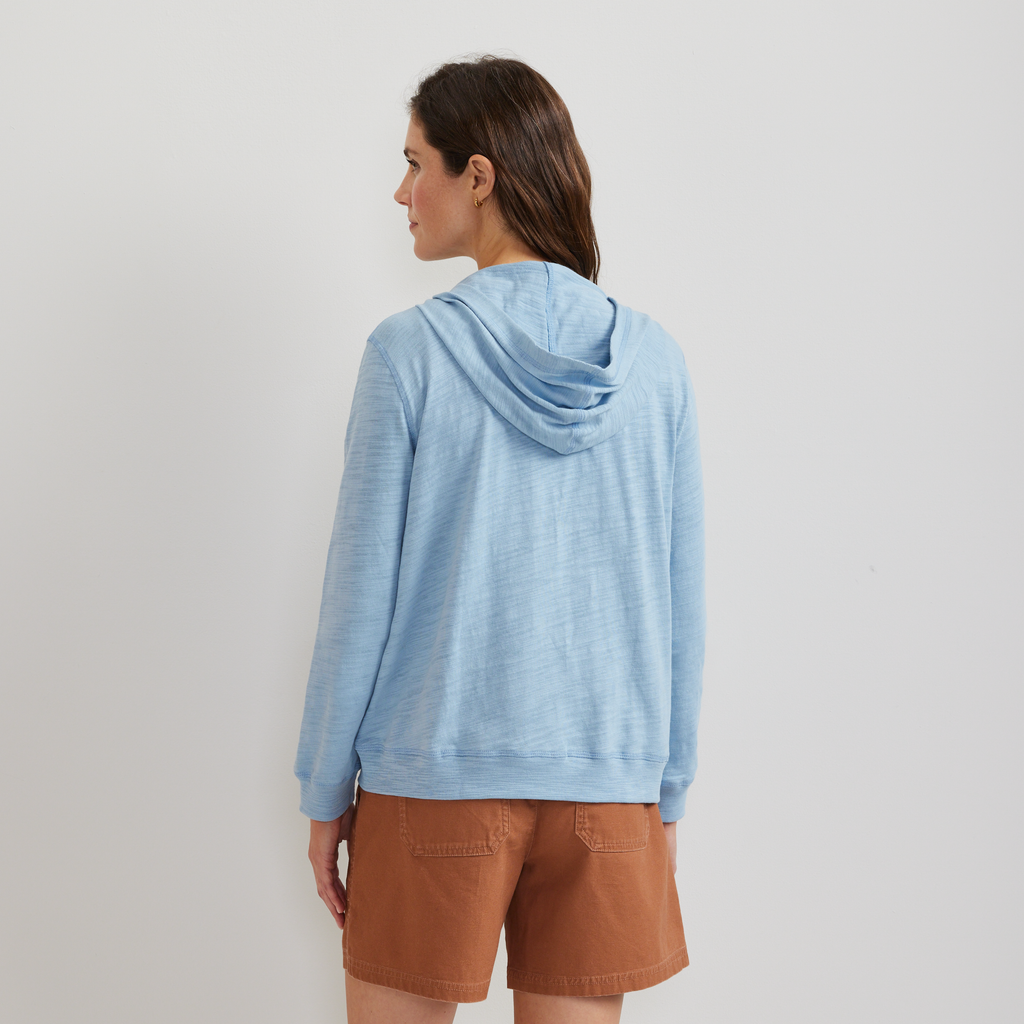 Women's Waverly Cotton Slub Full-Zip Sweatshirt