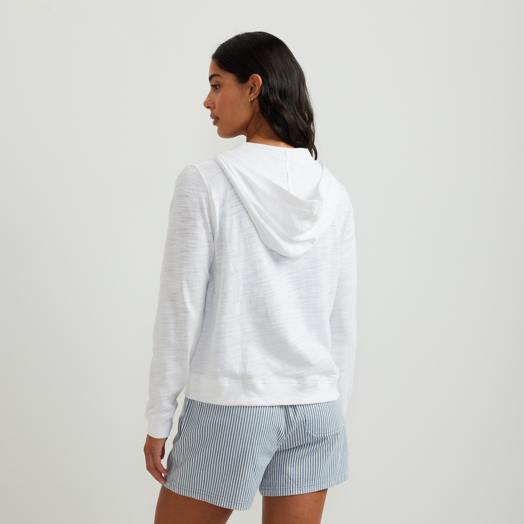 Women's Waverly Cotton Slub Full-Zip Sweatshirt