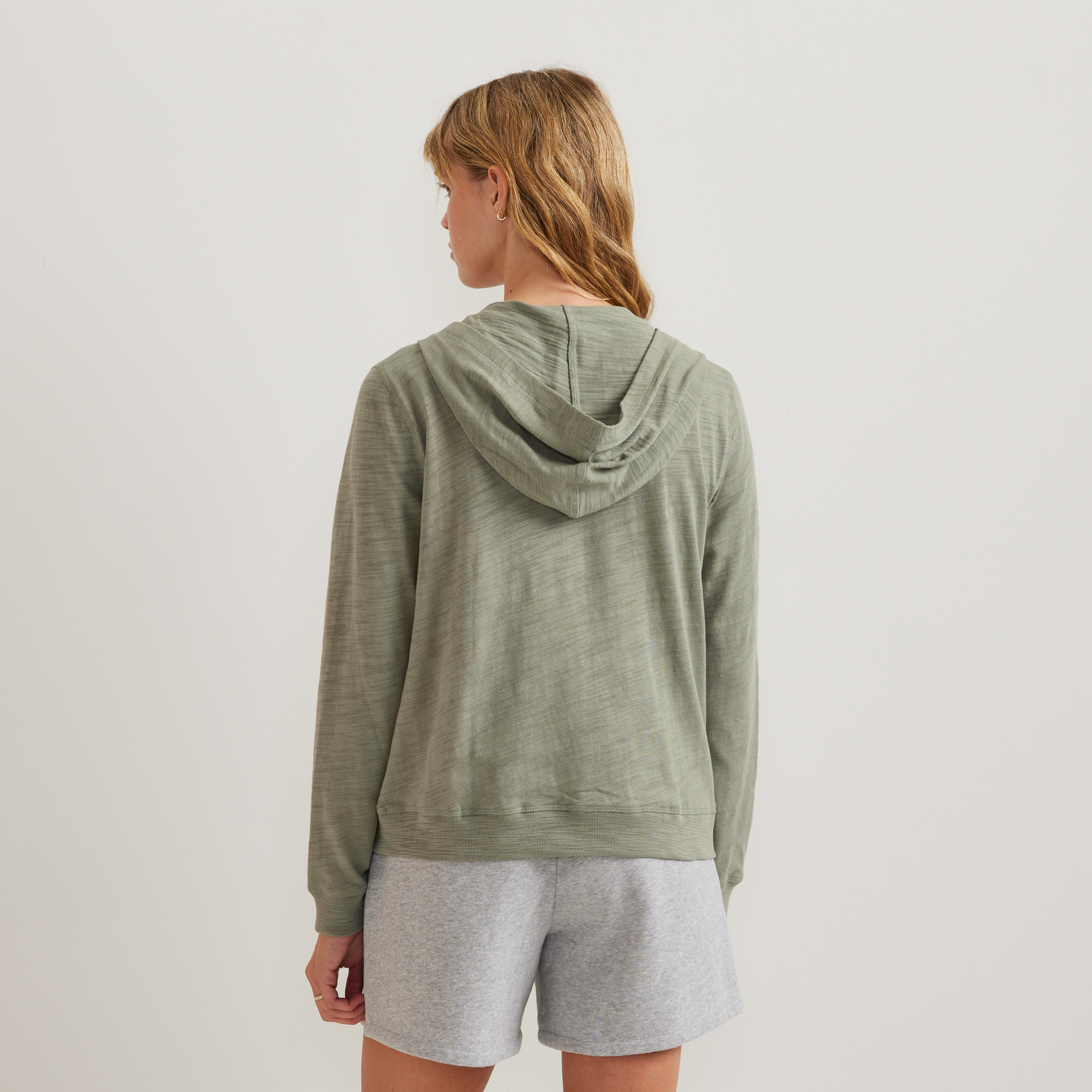 Women's Waverly Cotton Slub Full-Zip Sweatshirt