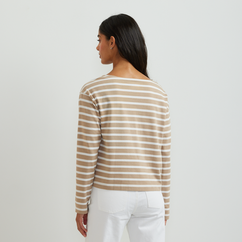 Women's Sailor Bateau Neck T-Shirt