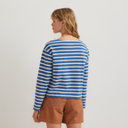 Women's Sailor Bateau Neck T-Shirt