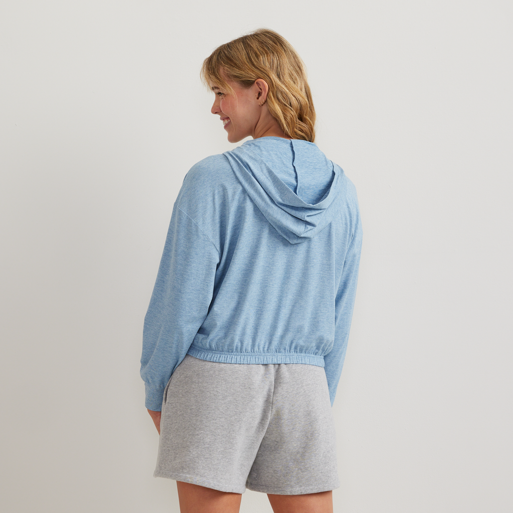 Women's Sightseer Cropped Full-Zip Hoodie