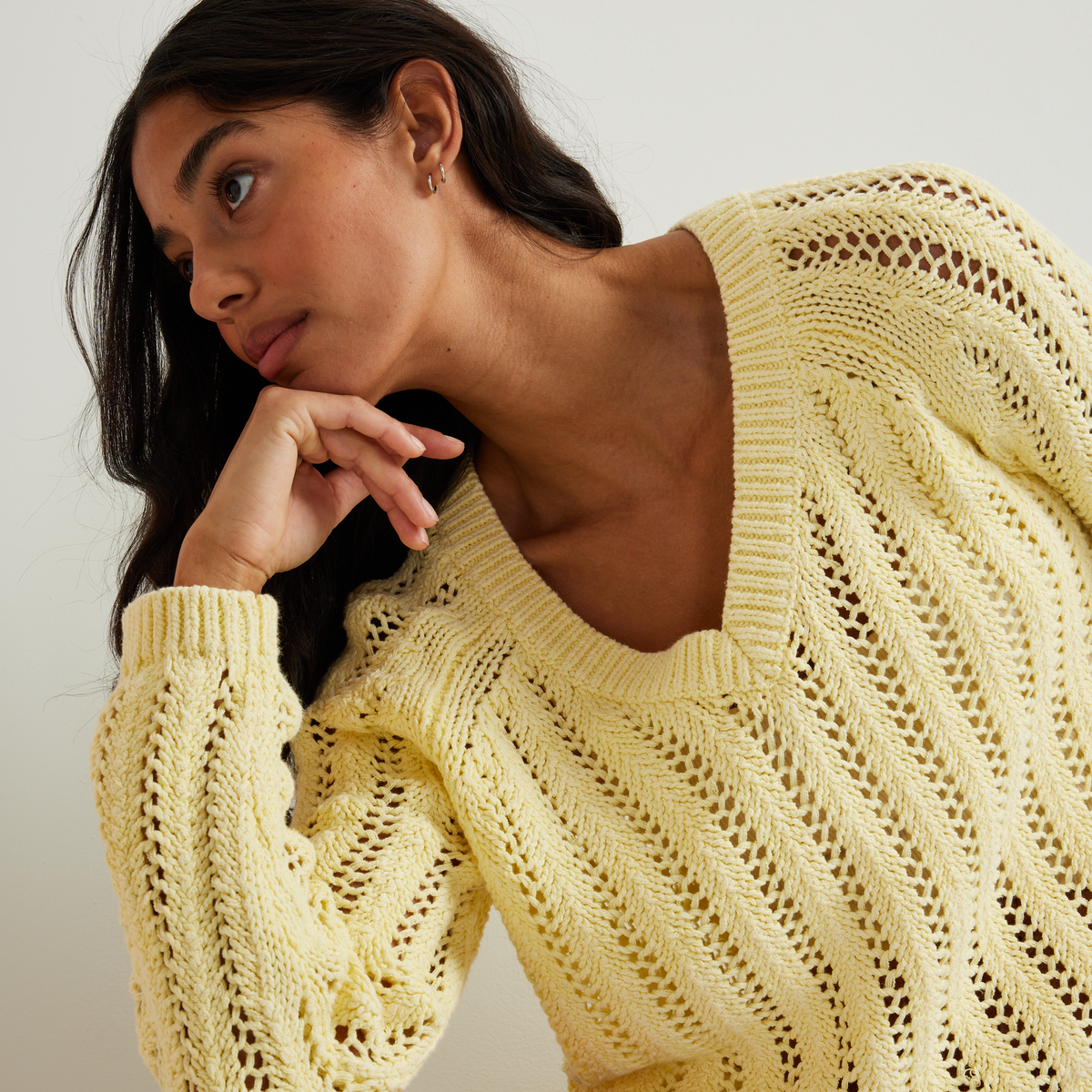 Women's Pointelle Pullover