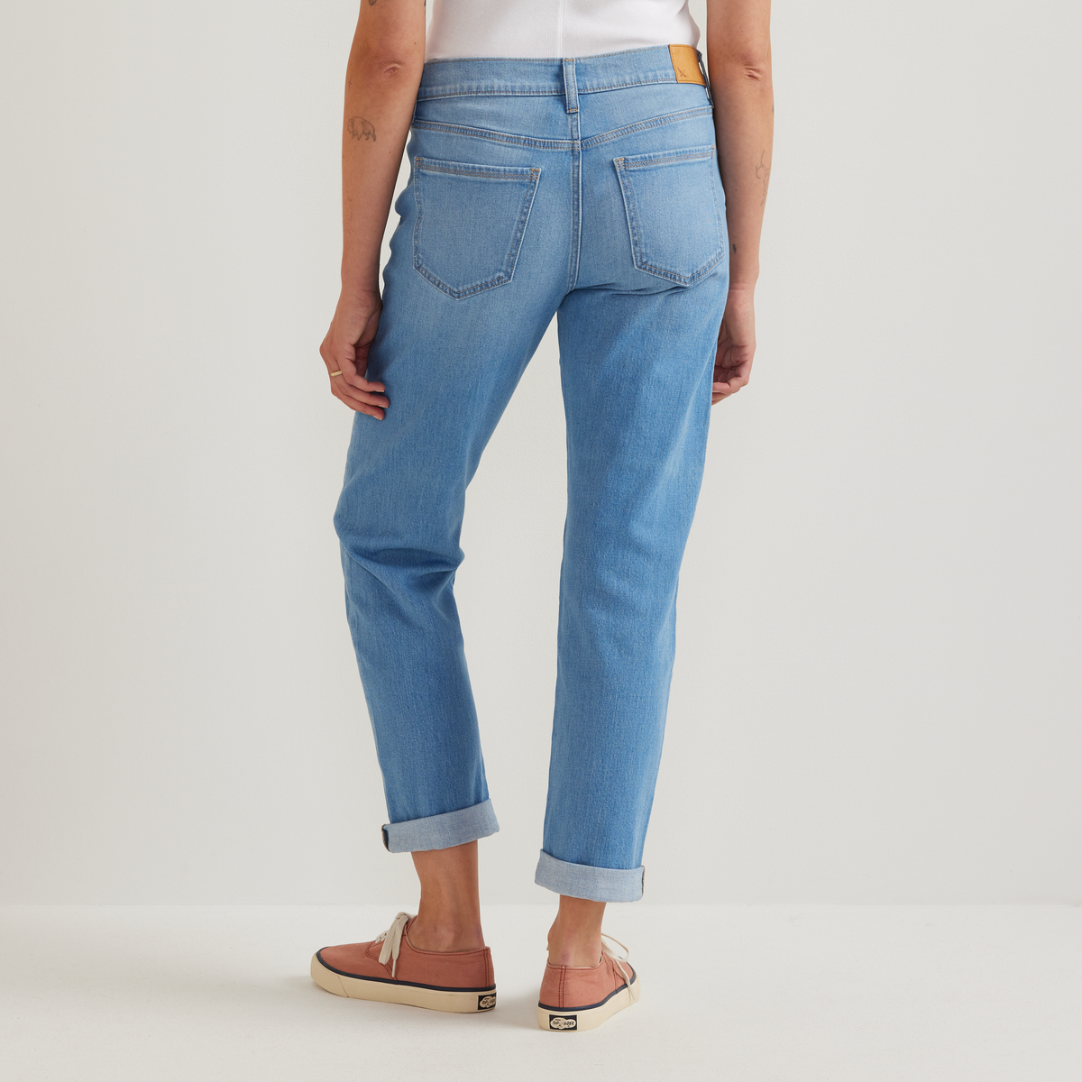 Women's Boyfriend Mid-Rise Slim Fit Jeans