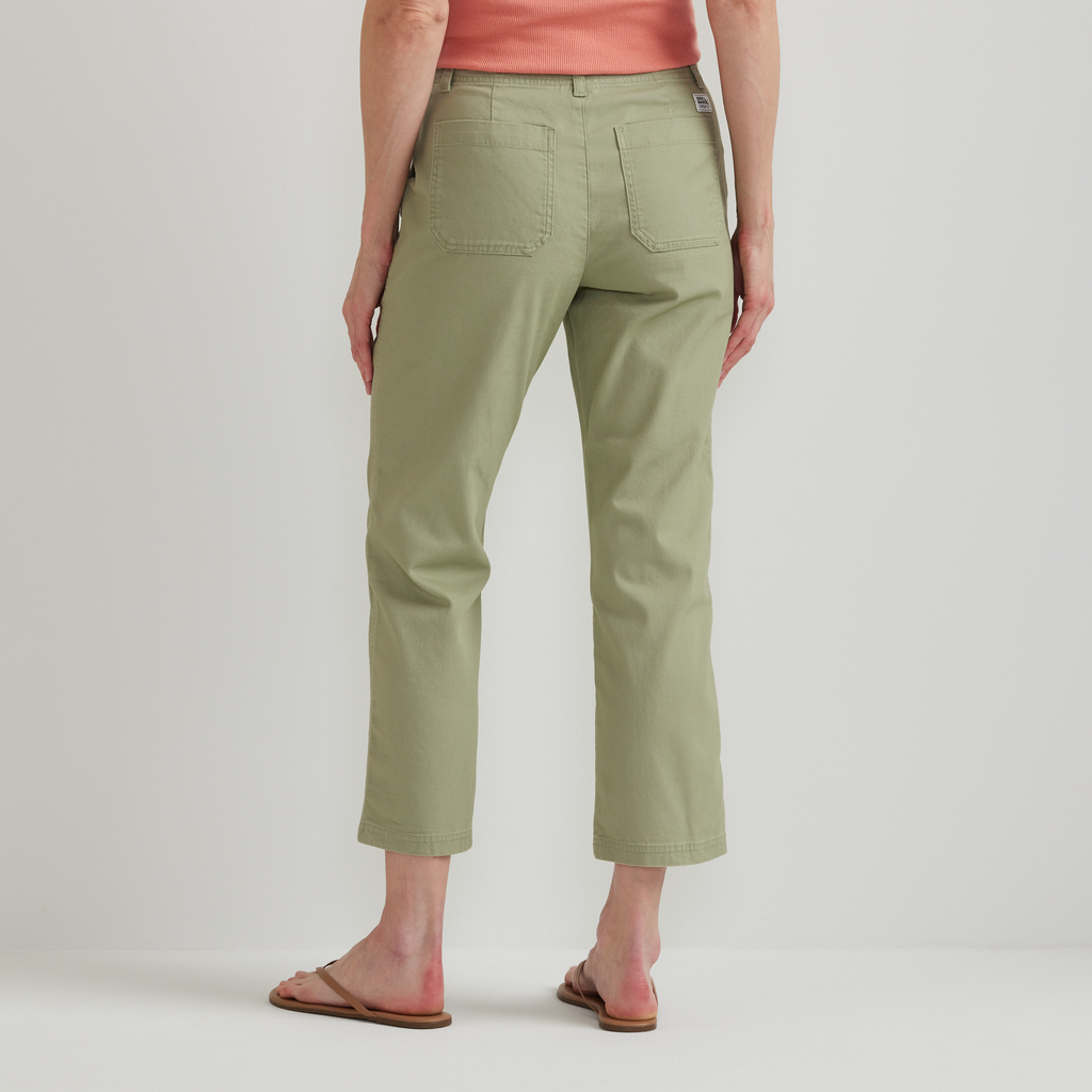 Women's Utility Stretch Canvas Kick Cropped Pants