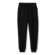 Boys Camp Fleece Faux Shearling-Lined Jogger Pants - BLACK