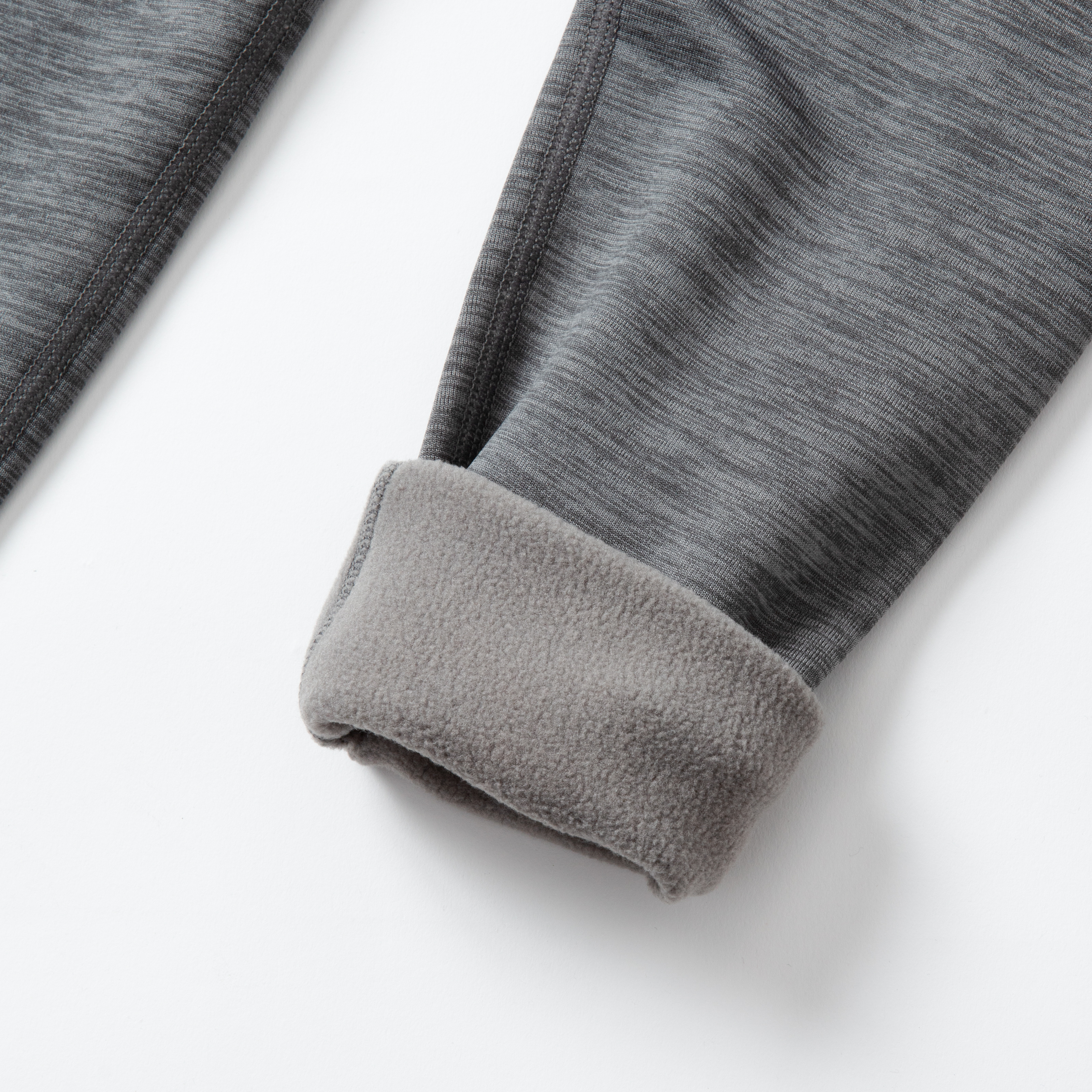 Girls Plush-Lined Leggings - Heather