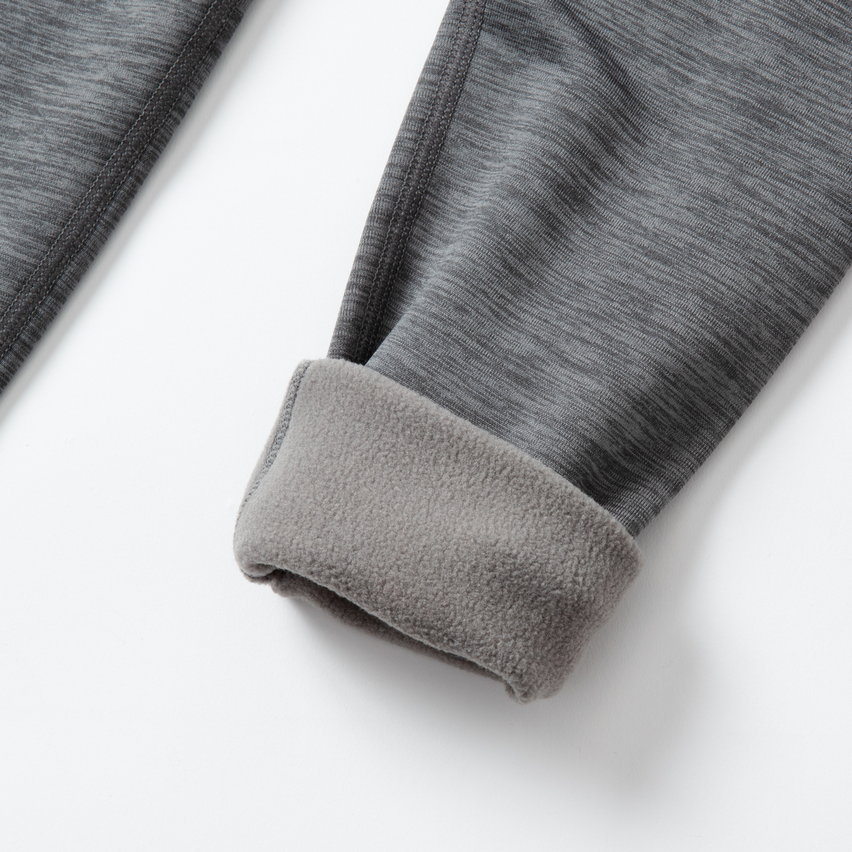 Girls Plush-Lined Leggings - Heather