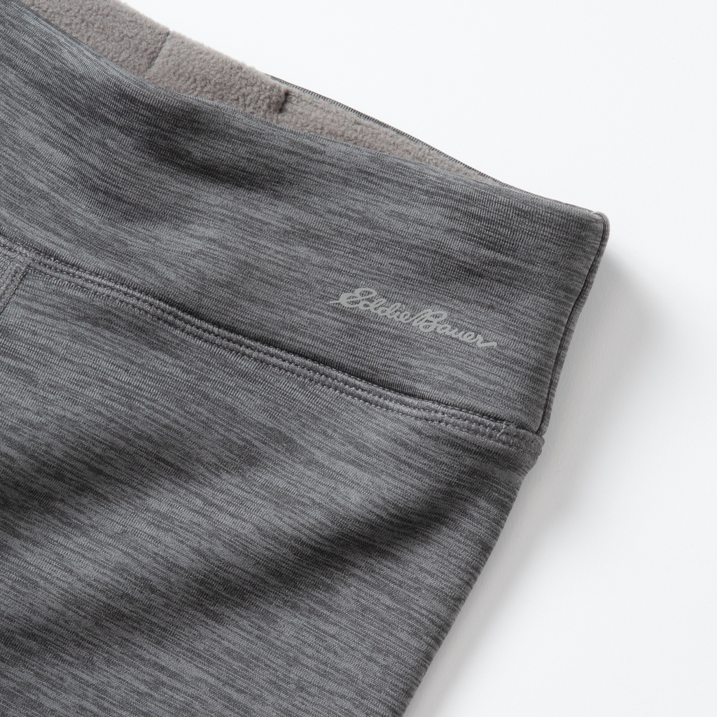 Girls Plush-Lined Leggings - Heather