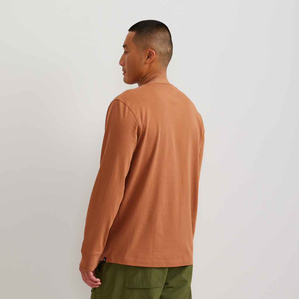 Men's Legend Wash 100% Cotton Long-Sleeve Classic T-Shirt