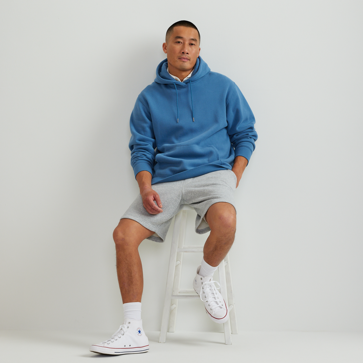 Men's Vintage Soft Pullover Hoodie