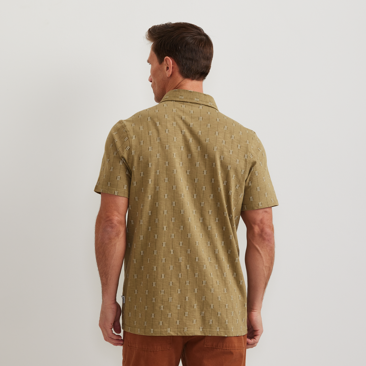 Men's Knit Baja Pocket Button-Up Shirt
