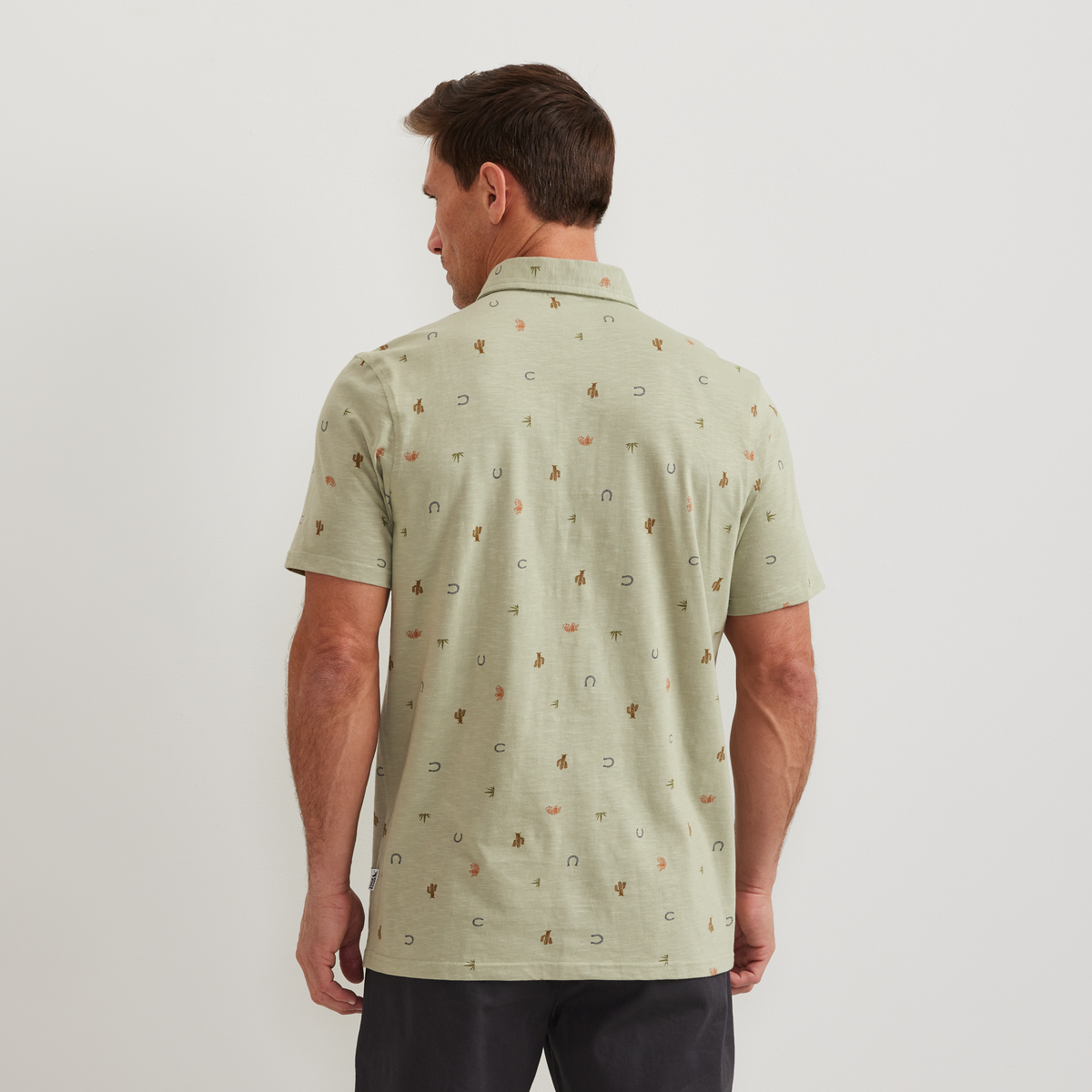 Men's Knit Baja Pocket Button-Up Shirt