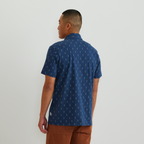 Men's Knit Baja Pocket Button-Up Shirt