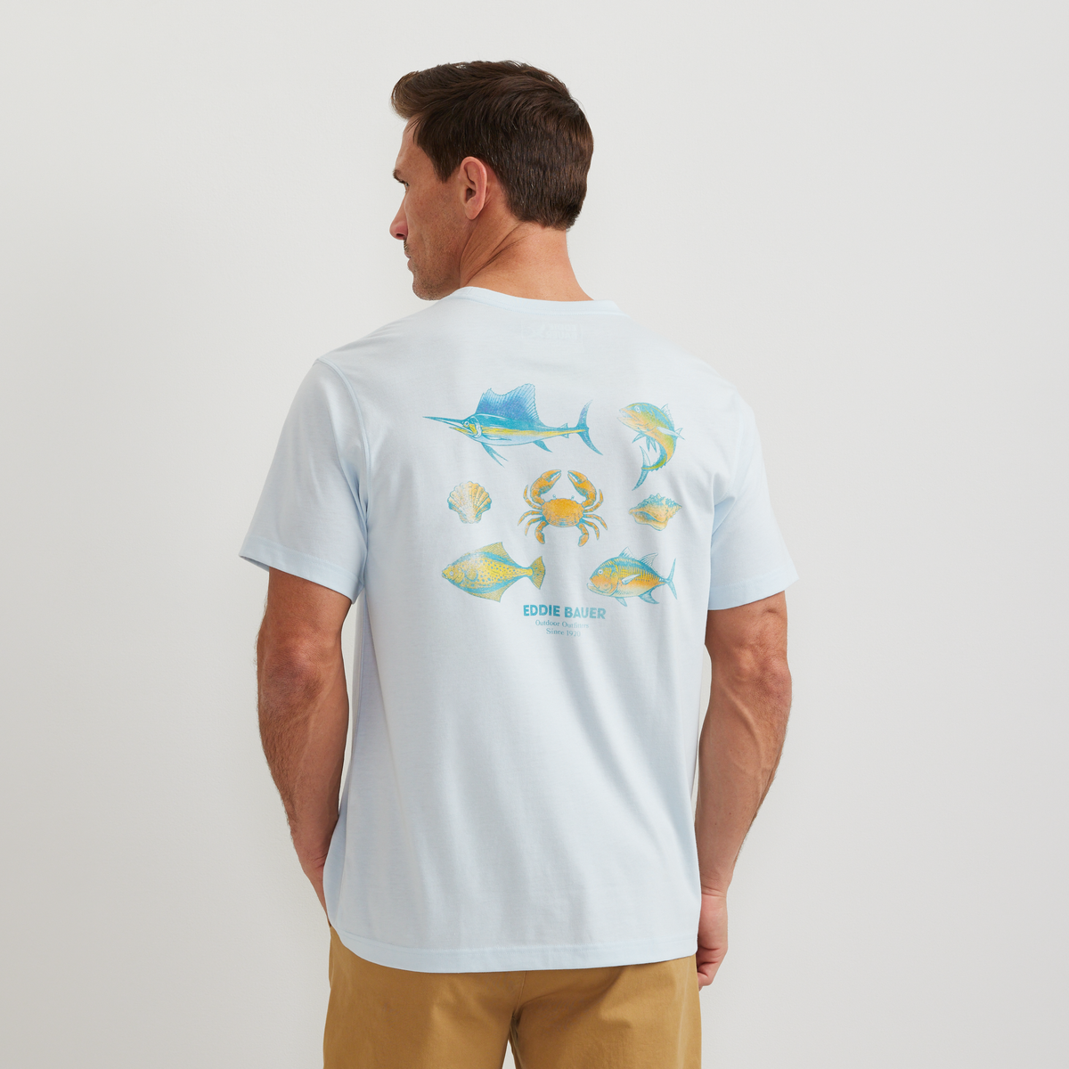 Men's EB Fish Layout T-Shirt