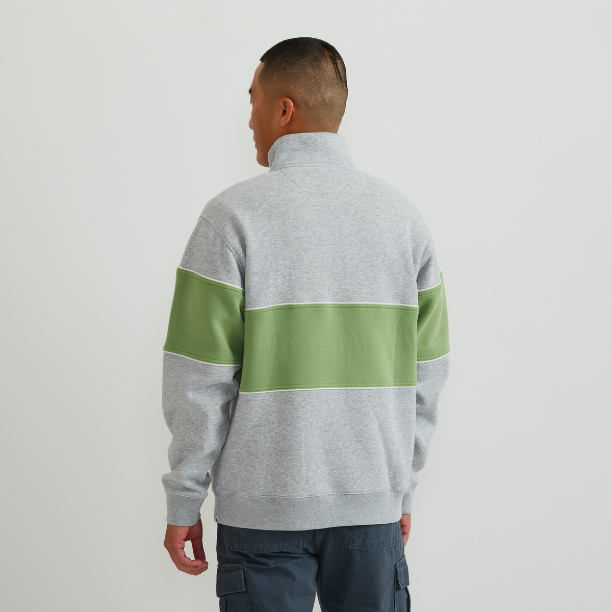 Men's Vintage Soft 1/4-Zip - Stripe