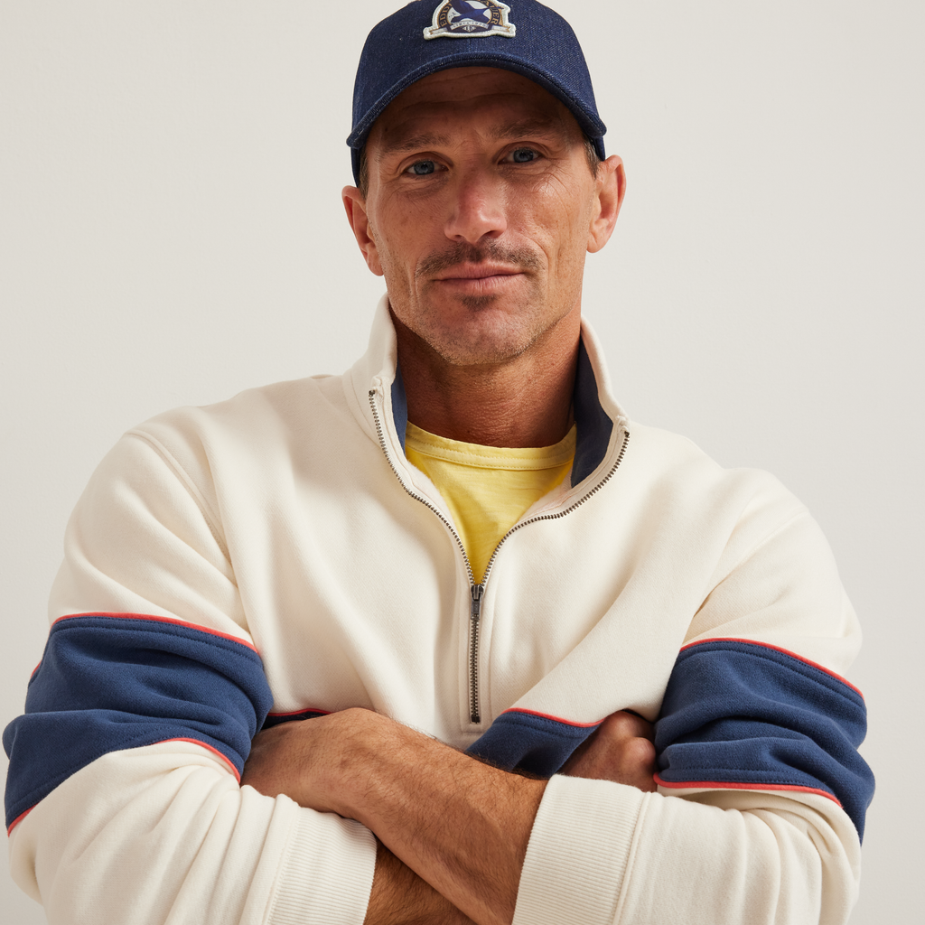 Men's Vintage Soft 1/4-Zip - Stripe