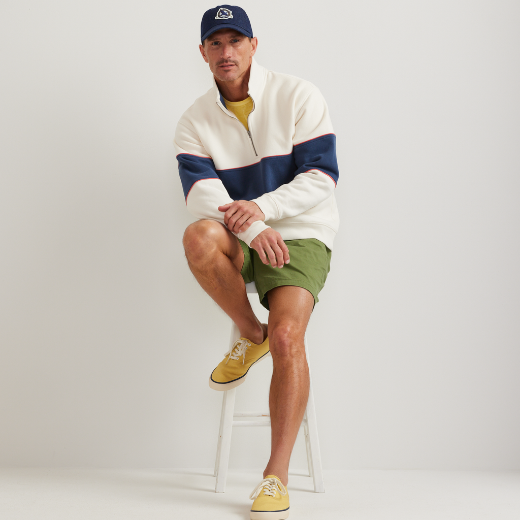 Men's Vintage Soft 1/4-Zip - Stripe