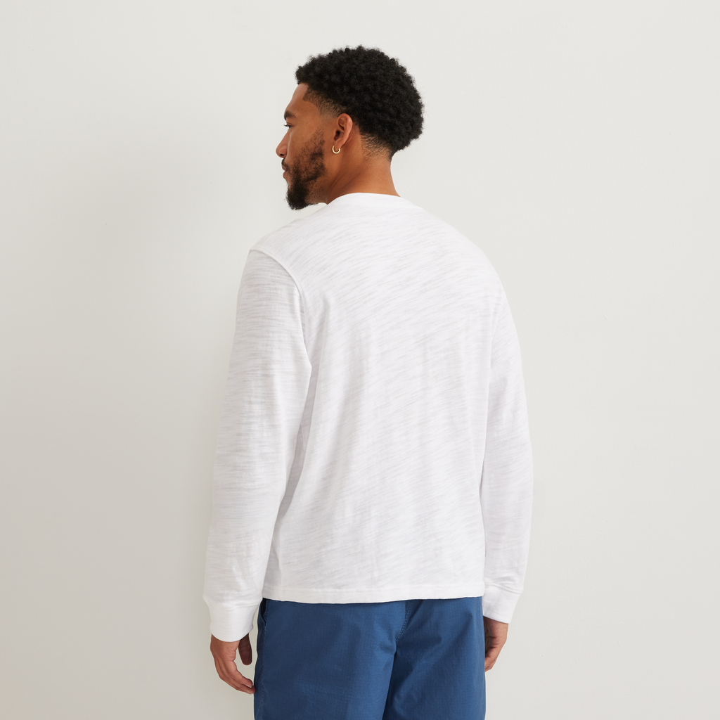 Men's Slub Jersey Henley