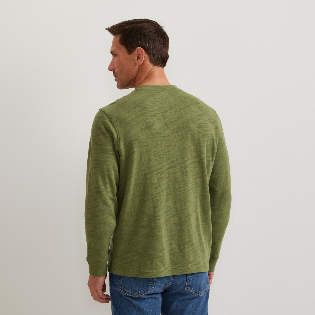 Men's Slub Jersey Henley