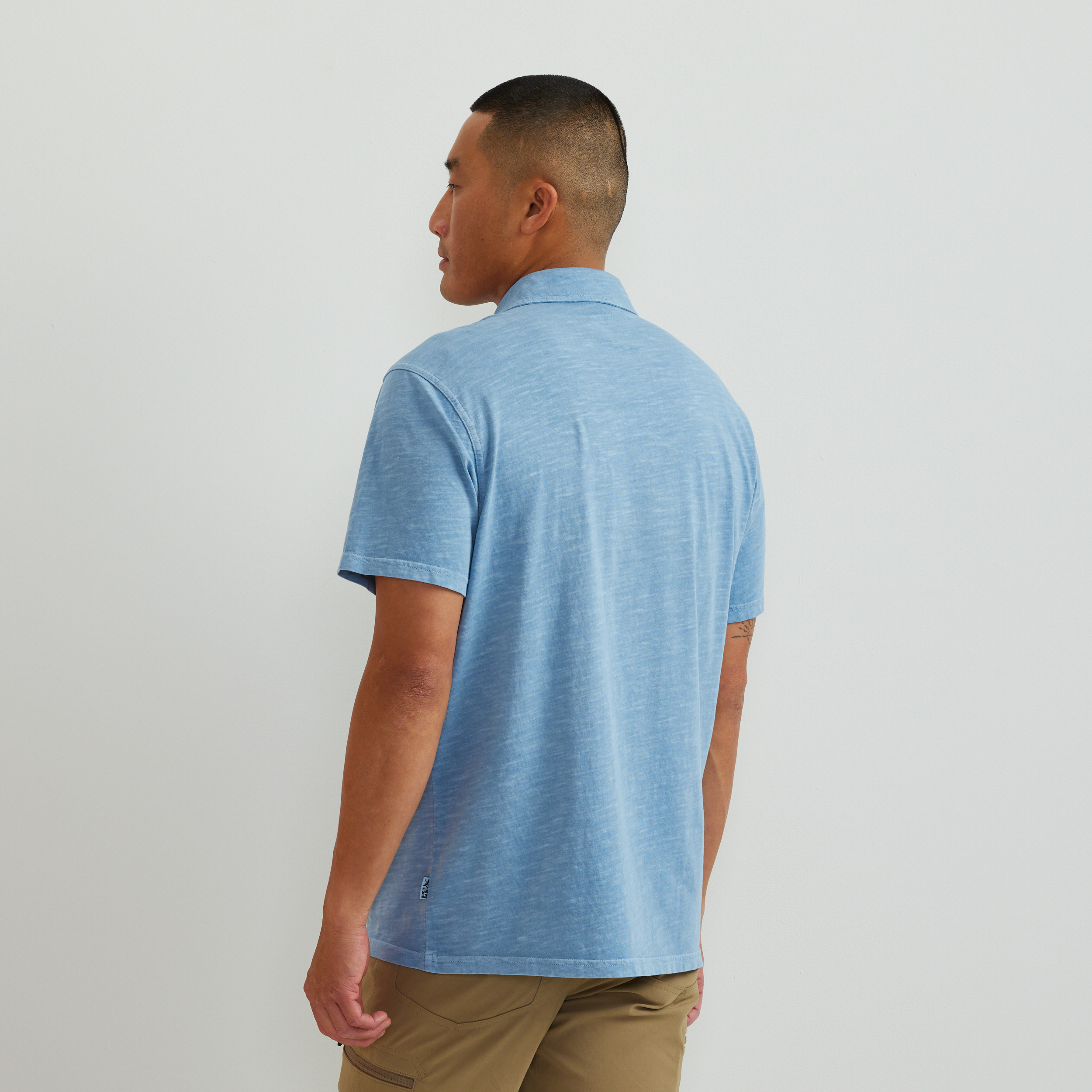 Men's Sunwashed Cotton Pocket Polo