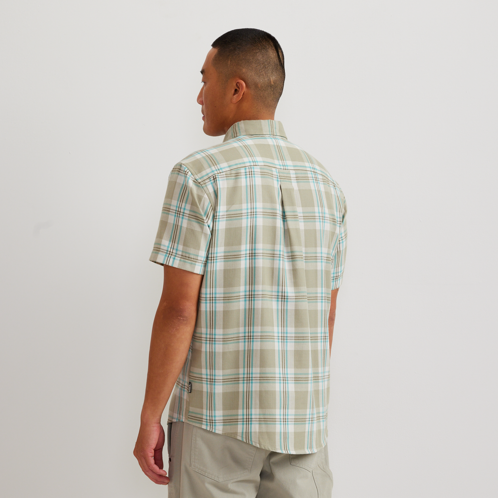 Men's Tidelands Short-Sleeve Yarn-Dyed Textured Shirt