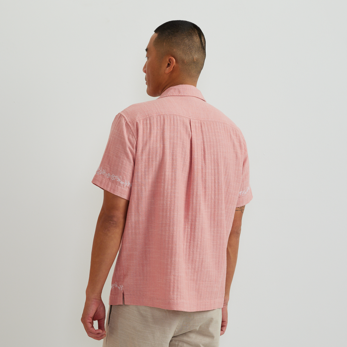 Men's Short Sleeve Cotton Shirt