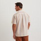 Men's Novelty Camp Shirt- Stripe