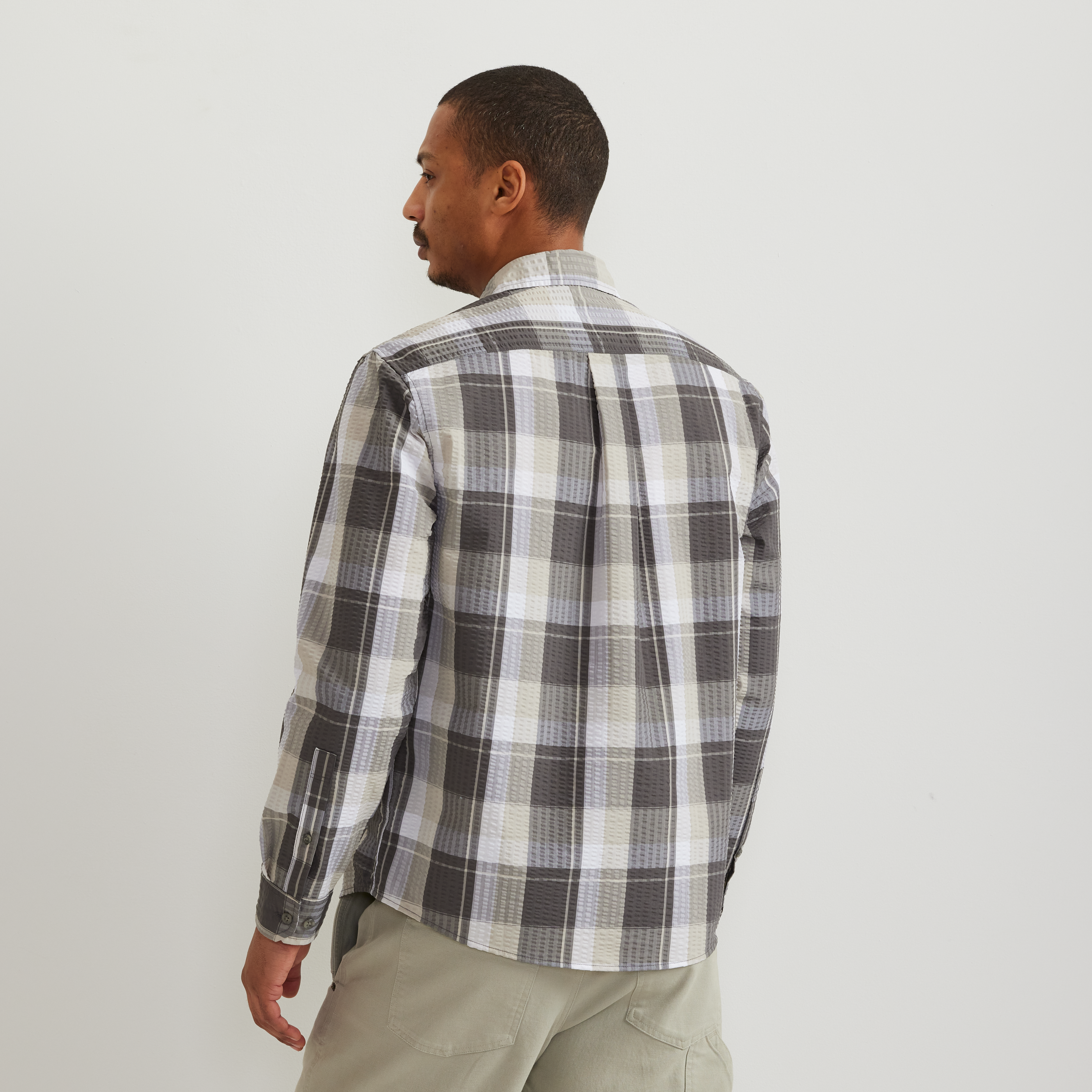 Men's Long-Sleeve Pack It 3.0 Seersucker Shirt