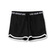 Girls Trail Active Shorts - BLACK