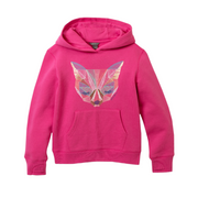 Girls Graphic Camp Fleece Hoodie - CANDY PINK
