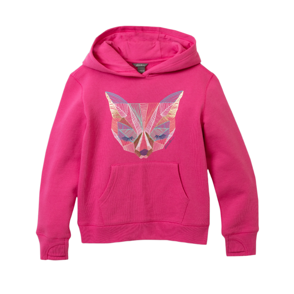 Girls Graphic Camp Fleece Hoodie