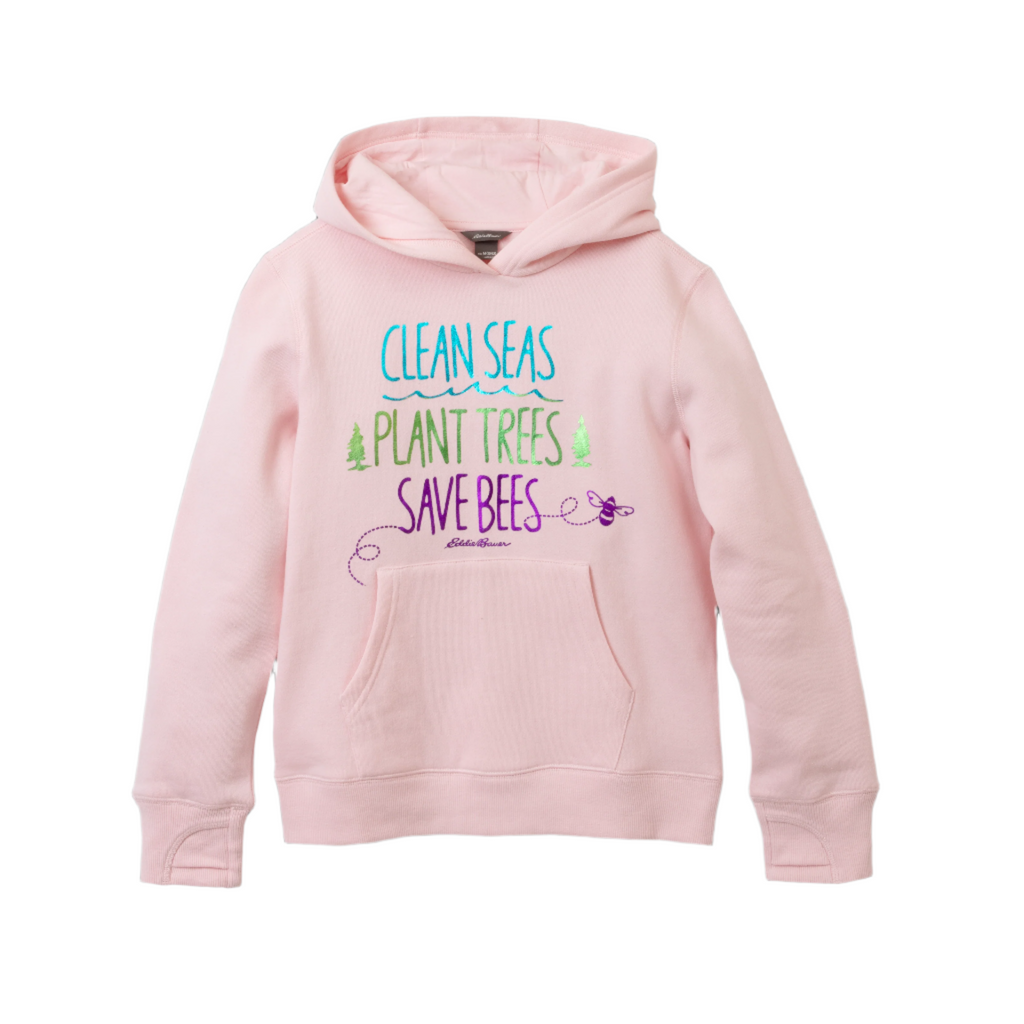 Girls Graphic Camp Fleece Hoodie