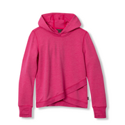 Girls Infinity Crisscross Hoodie - MAGENTA