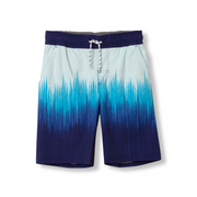 Boys Sea Spray Printed Swim Shorts - NAVY BLUE