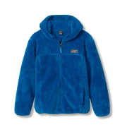 Kids Quest Fleece Plush Hooded Jacket - IMPERIAL BLUE